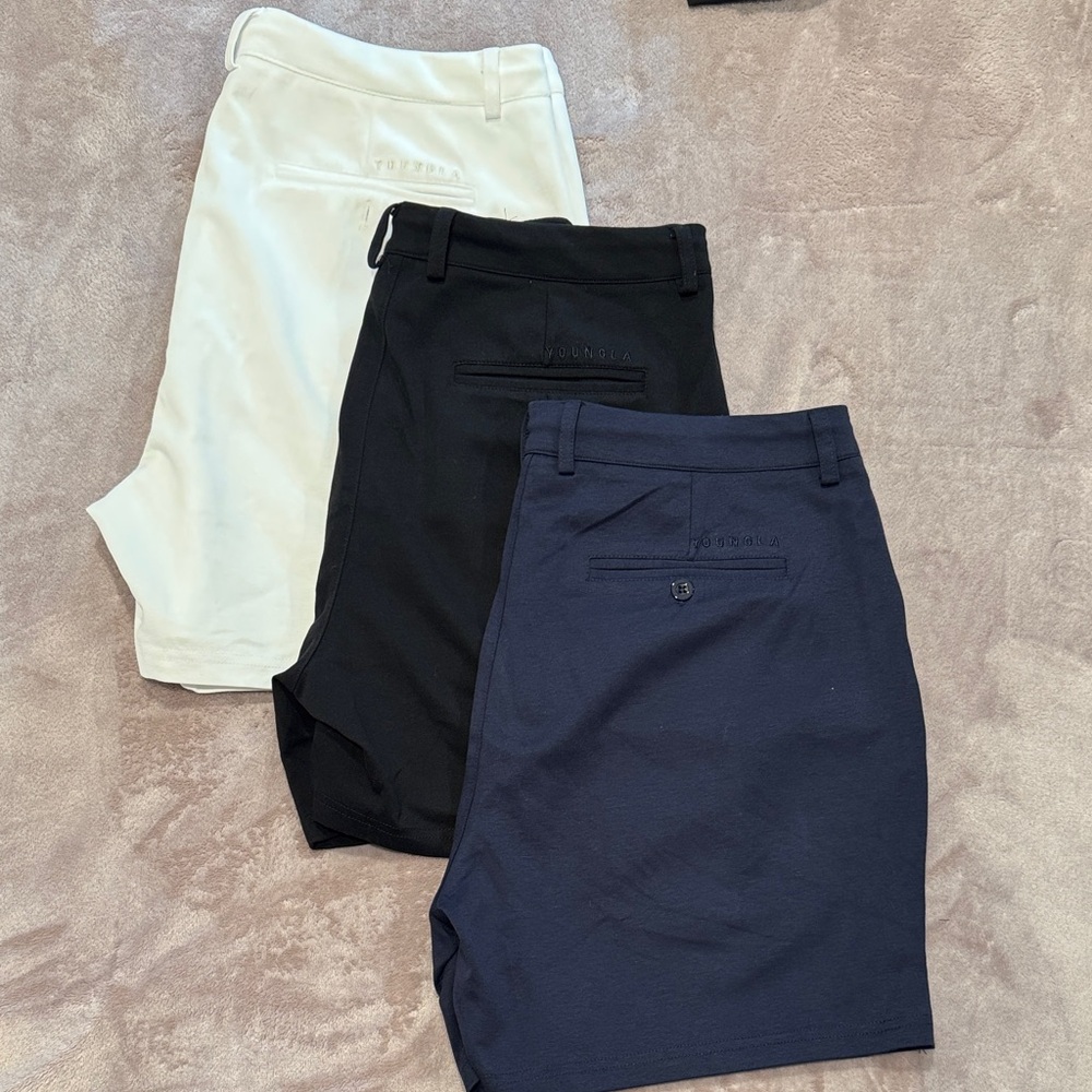 (3) YoungLA Men Shorts